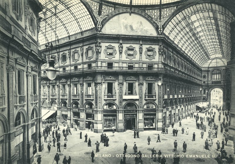 米兰，意大利，Vittorio Emanuele II画廊 作者 意大利摄影师