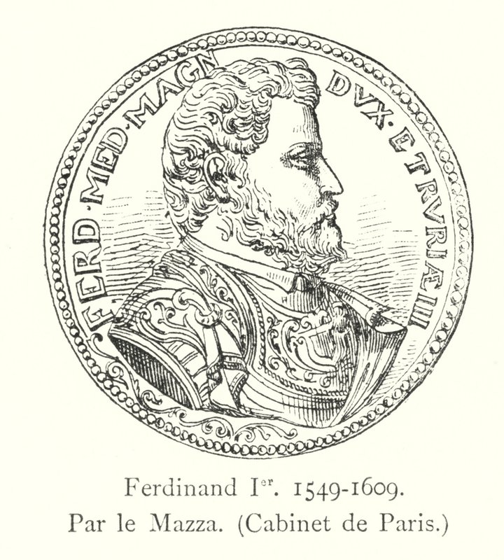 Ferdinand I，1549-1609，巴黎内阁Mazza 作者 意大利学校