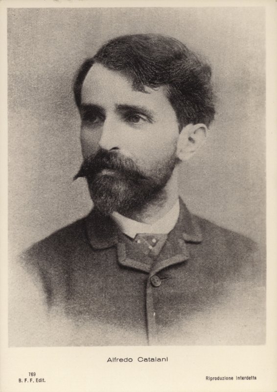 Alfredo Catalani，意大利歌剧作曲家（1854-1893） 作者 意大利摄影师