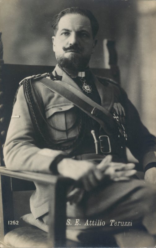 Attilio Teruzzi，意大利非洲部部长（黑白照片） 作者 意大利摄影师