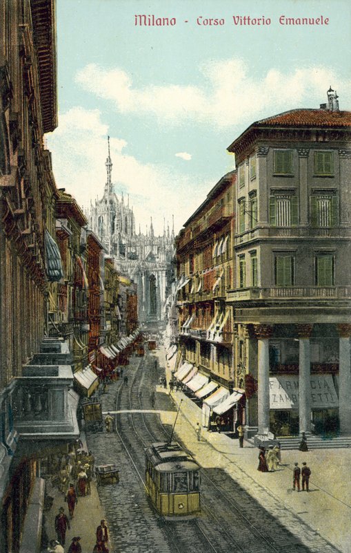 Corso Vittorio Emanuele，米兰 作者 意大利摄影师