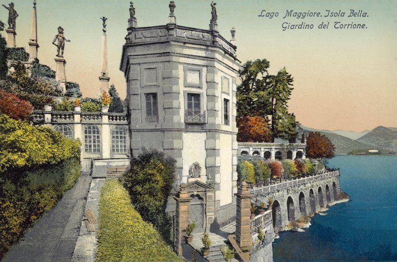 Isola Bella, Lake Maggiore (colour photo) 作者 意大利摄影师