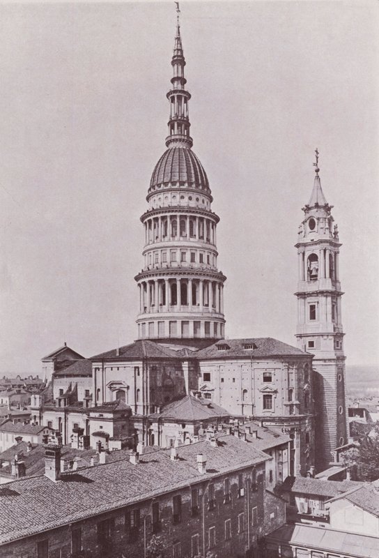 Italy: Novarra, San Gaudenzio (b/w photo) 作者 意大利摄影师