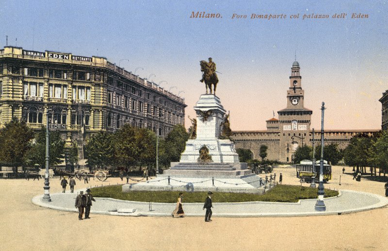 米兰，意大利，Foro Bonaparte，Palazzo Dell Eden 作者 意大利摄影师
