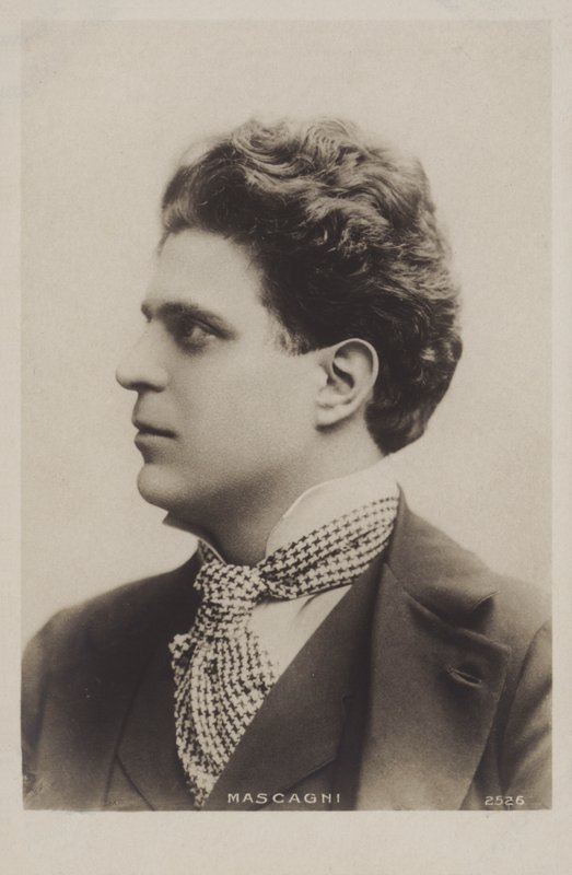 Pietro Mascagni，意大利作曲家 作者 意大利摄影师