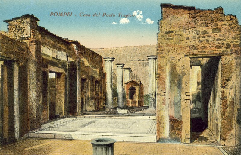 庞贝城，意大利，Casa Del Poeta Tragico 作者 意大利摄影师