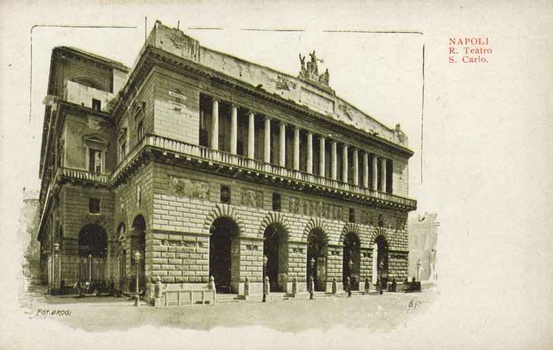 真正的Teatro di San Carlo，那不勒斯 作者 意大利摄影师