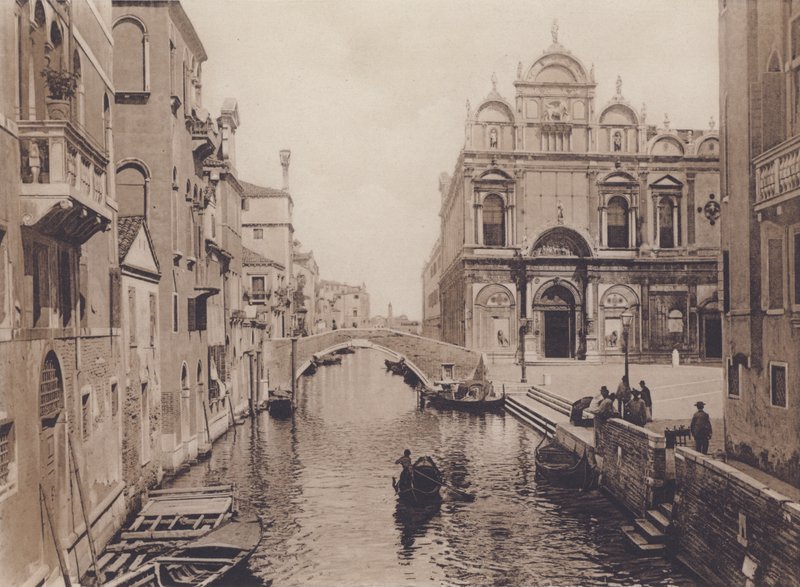 Rio Dei Mendicanti（黑白照片） 作者 意大利摄影师