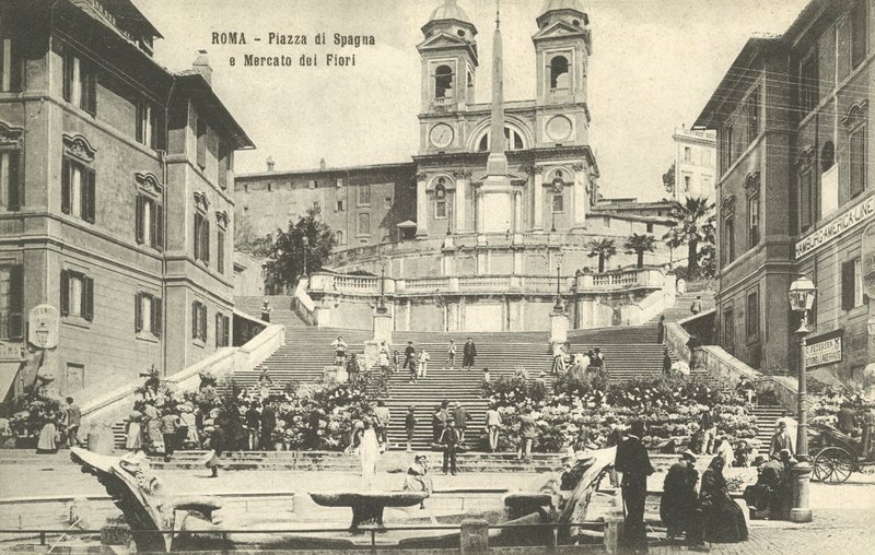 罗马，意大利，Piazza Di Spagna 作者 意大利摄影师