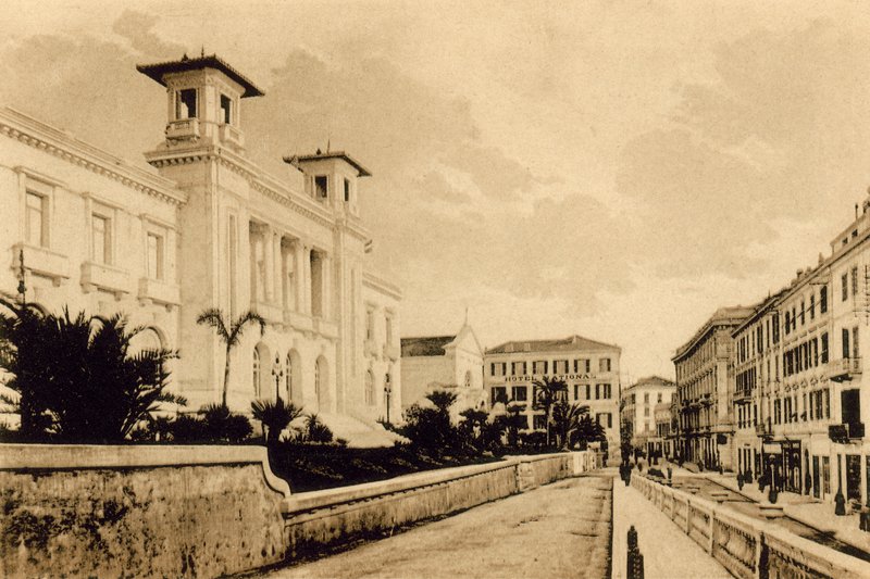 San Remo, Casino Municipale (b/w photo) 作者 意大利摄影师