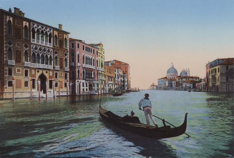 威尼斯，大学运河，Palazzo Franchetti 作者 意大利摄影师