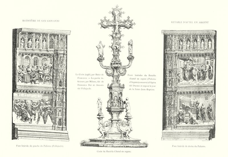Batistere de San Giovanni，银色祭坛画（雕刻） 作者 意大利学校