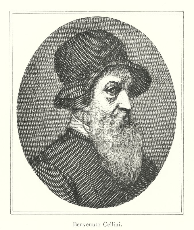 Benvenuto Cellini (engraving) 作者 意大利学校