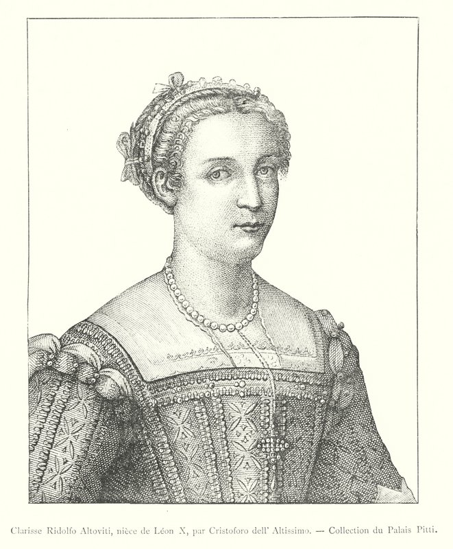 Clarisse Ridolfo Altoviti, 侄女 de Leon X, par Cristoforo dell 