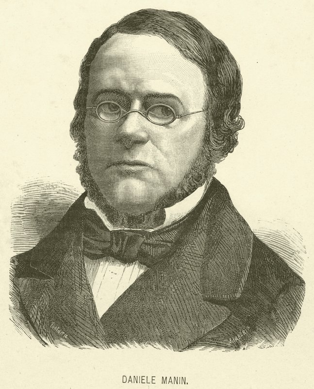 Daniele Manin（雕刻）。 作者 意大利学校