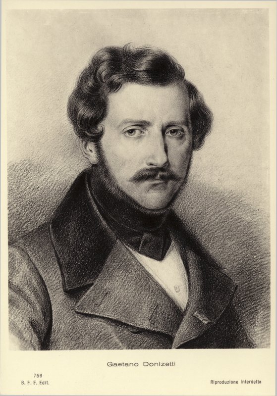 Gaetano Donizetti，意大利作曲家（1797-1848） 作者 意大利学校