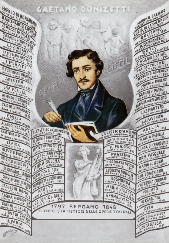 Gaetano Donizetti，意大利作曲家（1797-1848） 作者 意大利学校