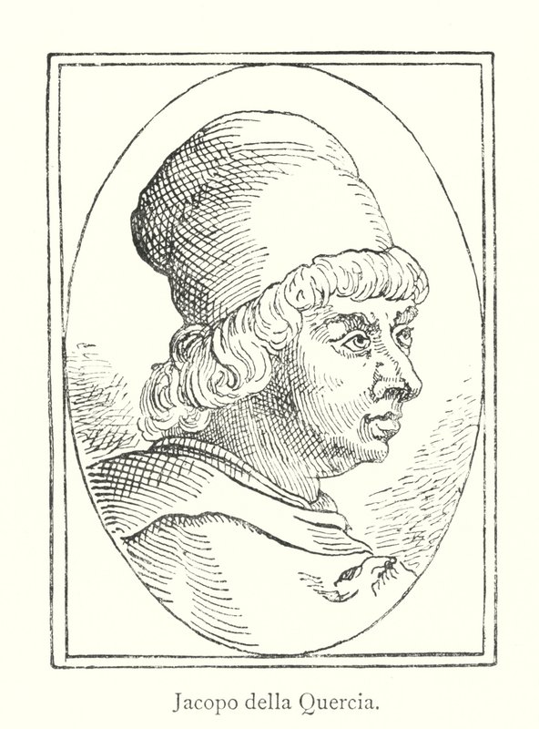 Jacopo della Quercia (雕刻) 作者 意大利学校