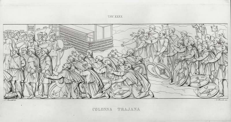 La Colonna Trajana, Trajans Column (engraving) 作者 意大利学校