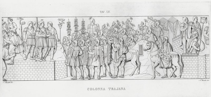 La Colonna Trajana, Trajans Column (engraving) 作者 意大利学校