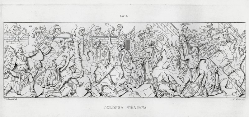 La Colonna Trajana, Trajans Column (engraving) 作者 意大利学校