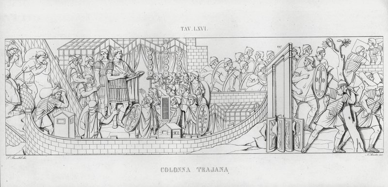 La Colonna Trajana, Trajans Column (engraving) 作者 意大利学校