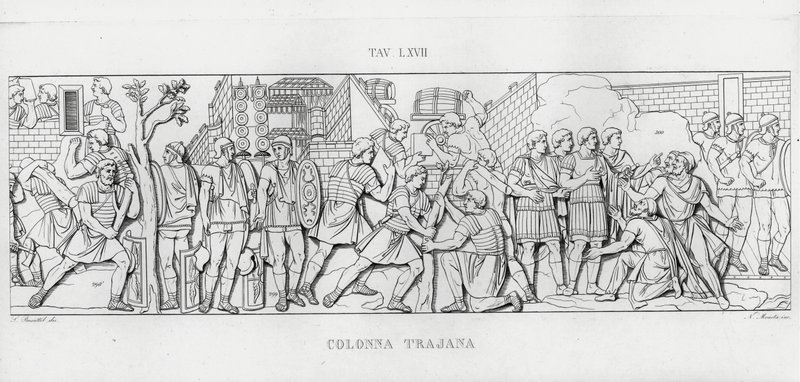 La Colonna Trajana, Trajans Column (engraving) 作者 意大利学校