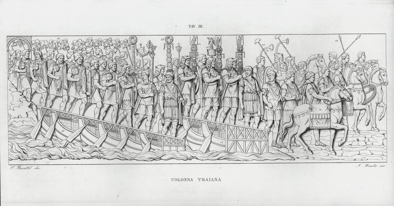 La Colonna Trajana, Trajans Column (engraving) 作者 意大利学校
