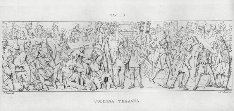 La Colonna Trajana, Trajans Column (engraving) 作者 意大利学校