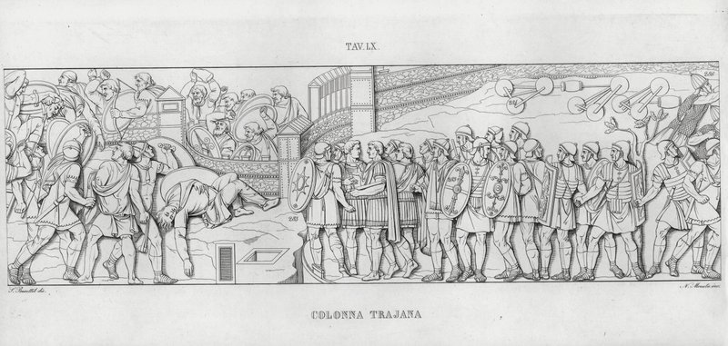 La Colonna Trajana, Trajans Column (engraving) 作者 意大利学校