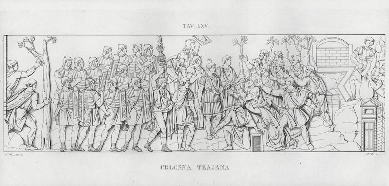 La Colonna Trajana, Trajans Column (engraving) 作者 意大利学校