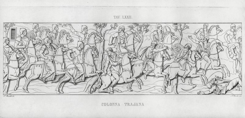 La Colonna Trajana, Trajans Column (engraving) 作者 意大利学校