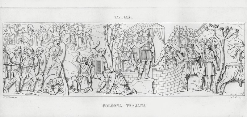 La Colonna Trajana, Trajans Column (engraving) 作者 意大利学校