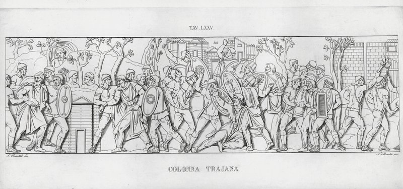 La Colonna Trajana, Trajans Column (engraving) 作者 意大利学校