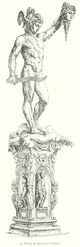 Le Persee de Benvenuto Cellini (engraving) 作者 意大利学校
