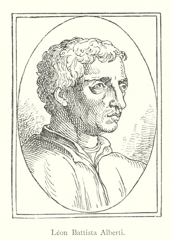 Leon Battista Alberti (engraving) 作者 意大利学校
