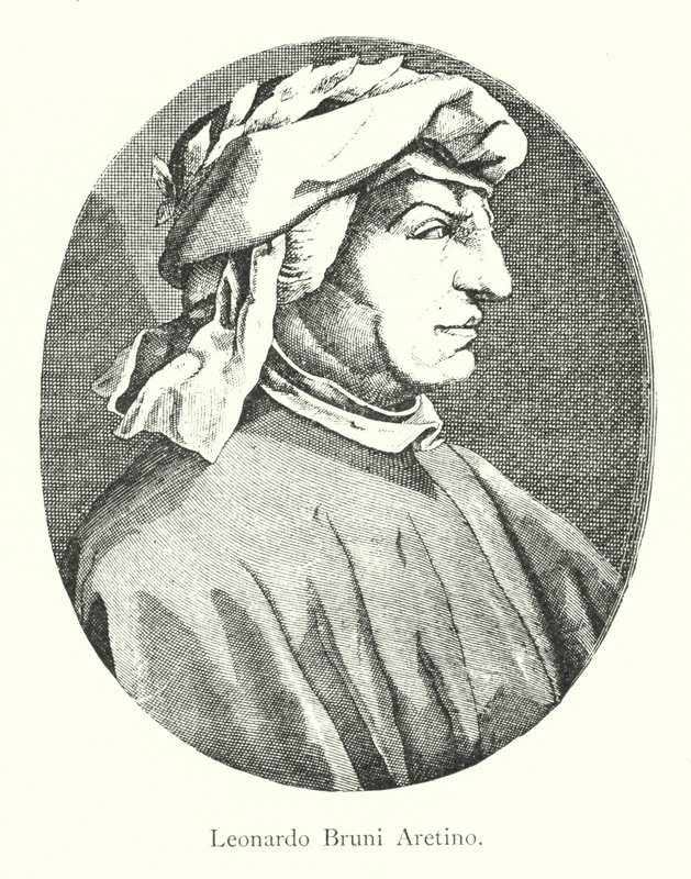 莱昂纳多·布鲁尼·阿雷蒂诺 (Leonardo Bruni Aretino) (雕刻) 作者 意大利学校