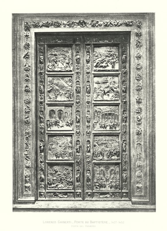 洗礼堂之门洛伦佐·吉贝尔蒂 (Lorenzo Ghiberti) 作者 意大利学校
