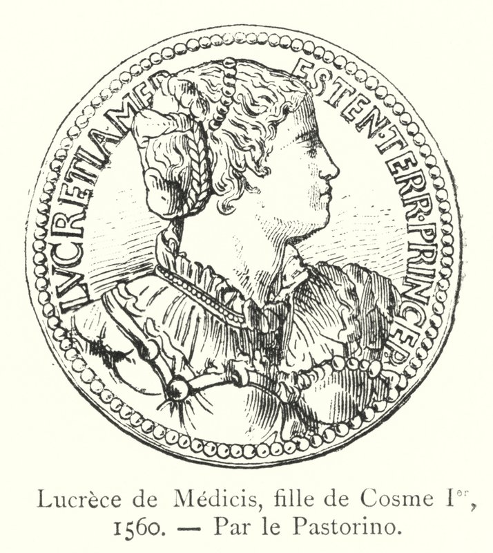 科西莫一世之女 Lucrece de Medicis 作者 意大利学校