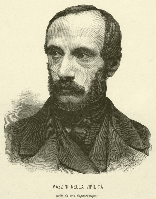 Mazzini Nella Virilita (雕刻) 作者 意大利学校