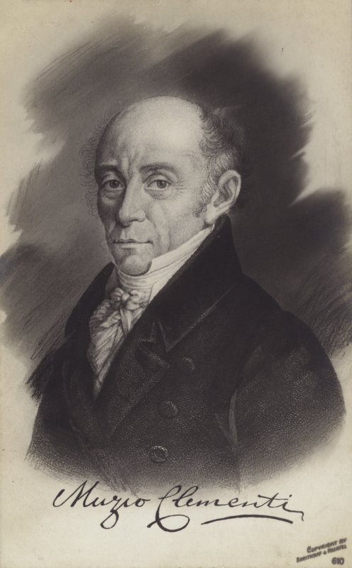 Murzo Clementi，意大利作曲家，钢琴家，指挥家，音乐出版商和钢琴制造商（1752-1832） 作者 意大利学校