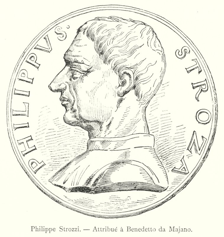 Philippe Strozzi, Attribue a Benedetto da Majano (engraving) 作者 意大利学校