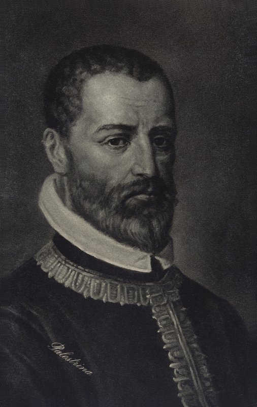 来自Palestrina的Giovanni Pierluigi的肖像 作者 意大利学校