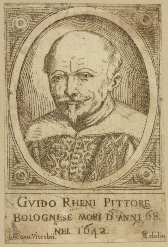 Guido Reni的肖像 作者 意大利学校