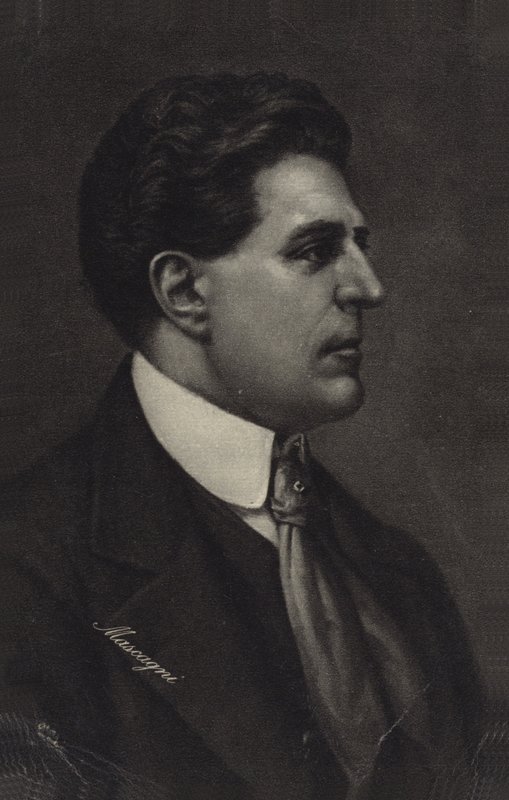 Pietro Mascagni的肖像 作者 意大利学校