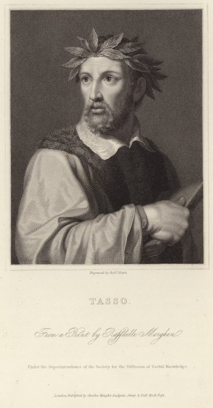 Torquato Tasso的肖像 作者 意大利学校