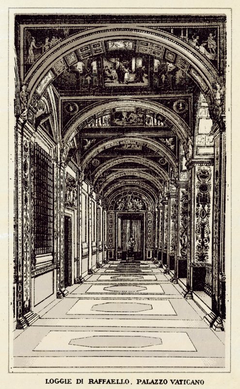 Roma: Loggie Di Raffaello, Palazzo Vaticano (litho) 作者 意大利学校