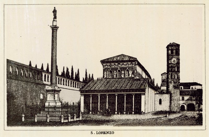 Roma: S Lorenzo (litho) 作者 意大利学校