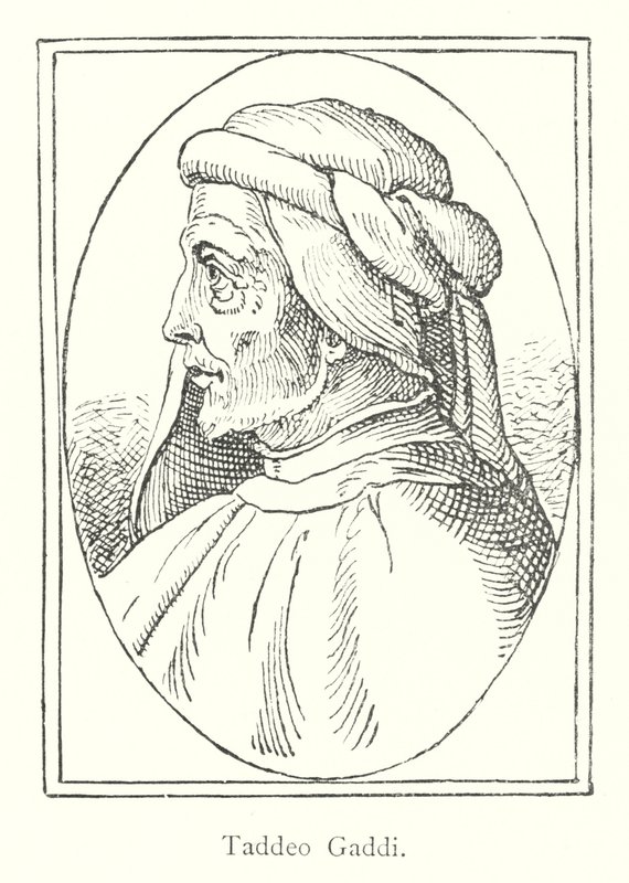 Taddeo Gaddi (engraving) 作者 意大利学校