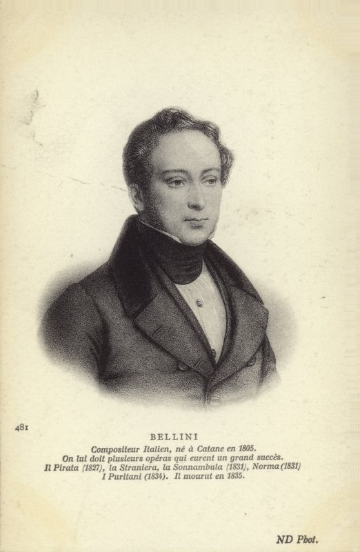 Vincenzo Bellini，意大利歌剧作曲家（1801-1835） 作者 意大利学校